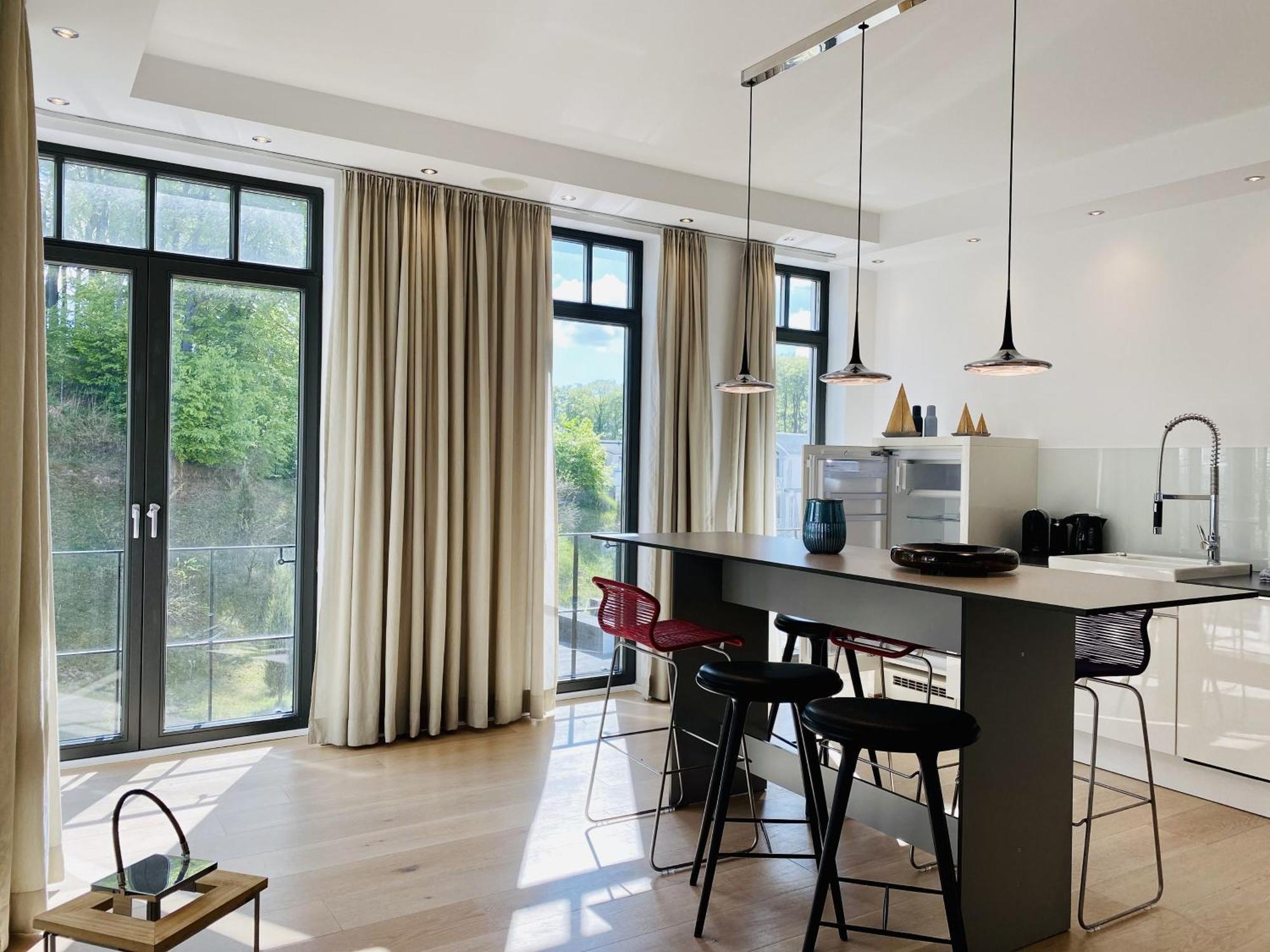 Ferienwohnung Luxus Apartment Meerfreude Sellin Exterior foto